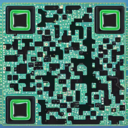 Gen-AI generated QR code for a LinkedIn profile