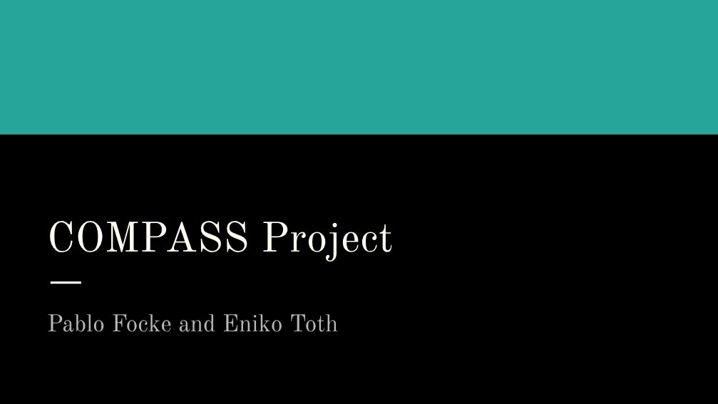 COMPAS project results presentation