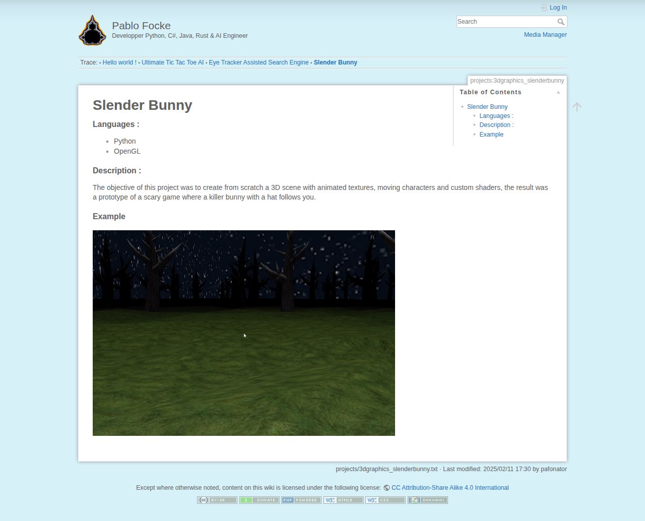 Before — 3D Graphics project page